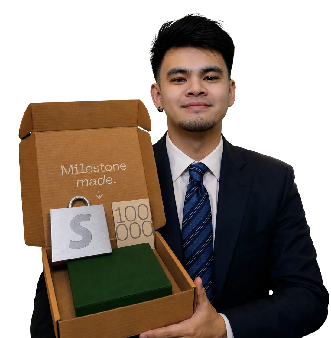 Christian Pol Peligrino with 100K Shopify Orders Milestone